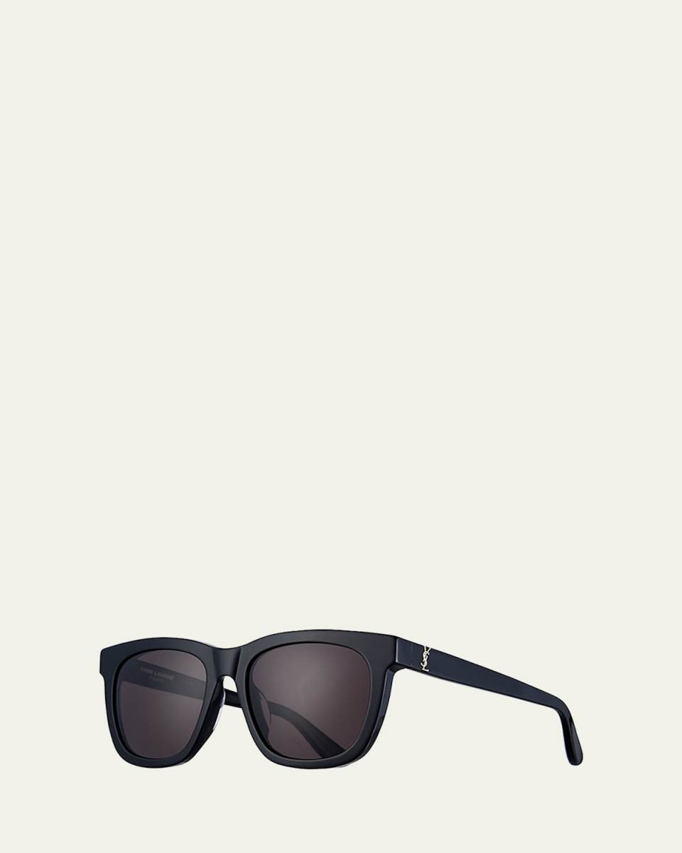 SL M24K Oversize Square Acetate Sunglasses